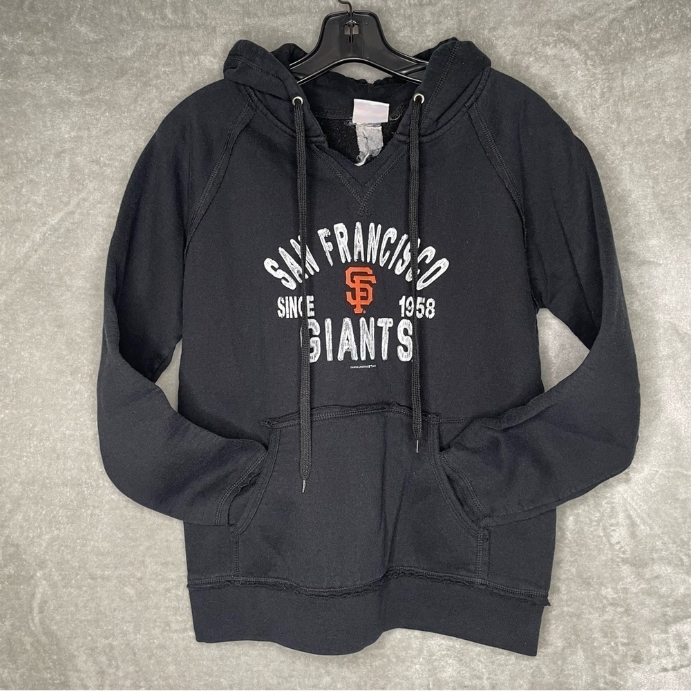 San Francisco Giants Black Orange Hoodie Women's Medium MLB Team Pullover